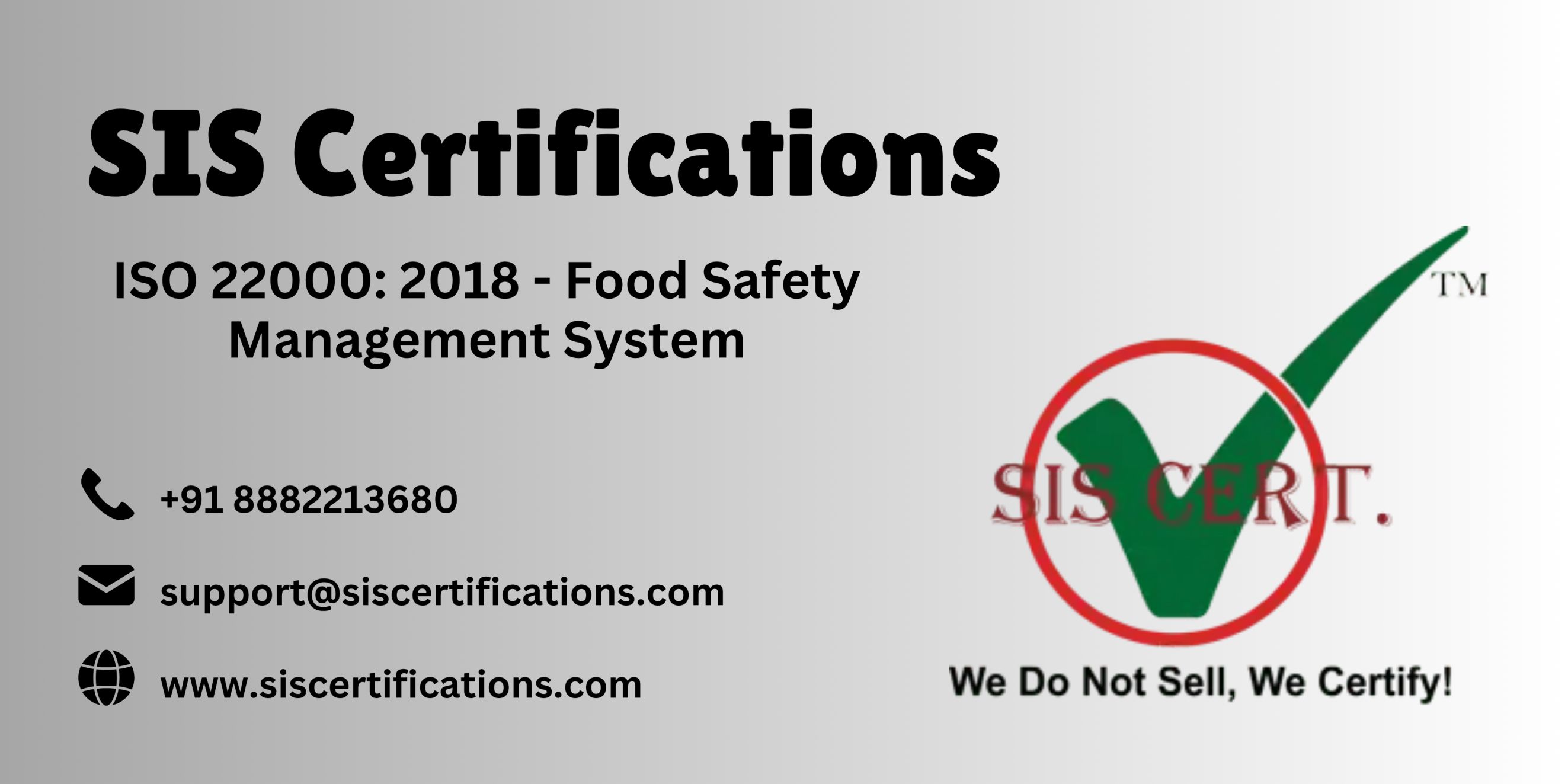 ISO 22000 Certification: Ensuring Food Safety Excellence