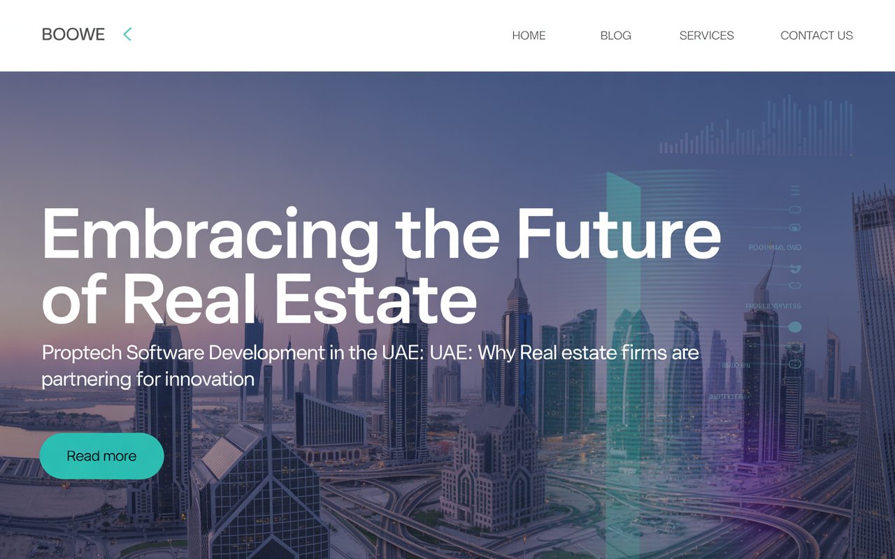 PropTech Software Development in the UAE: Why Real Estate Firms Are Partnering for Innovation