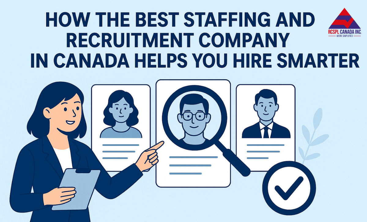 How the Best Staffing and Recruitment Company in Canada Helps You Hire Smarter