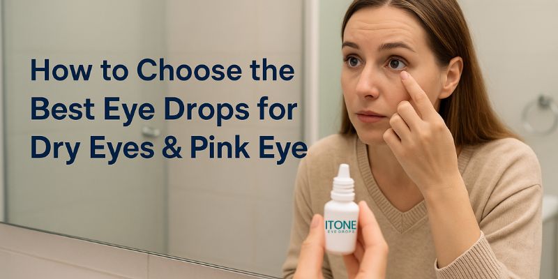 How to Choose the Best Eye Drops for Dry Eyes & Pink Eye?