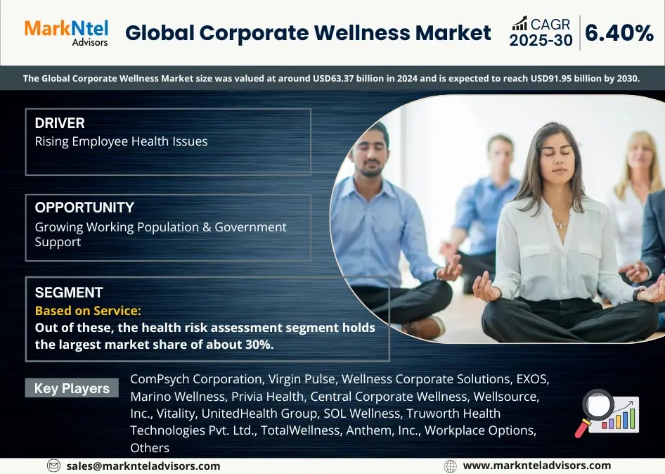 Corporate Wellness Market: A 2025-2030 Outlook