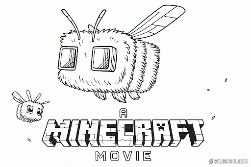 Bring the Blocky World to Life with Minecraft Movie Coloring Pages
