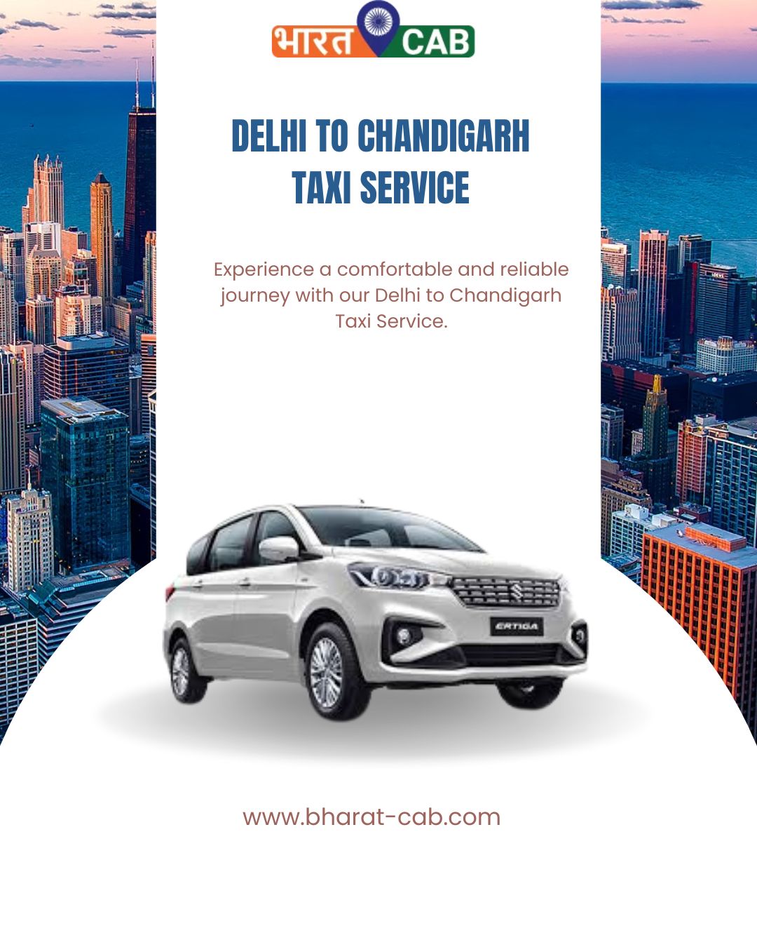 Delhi to Chandigarh Taxi Service – Comfortable, Convenient, and Affordable Travel