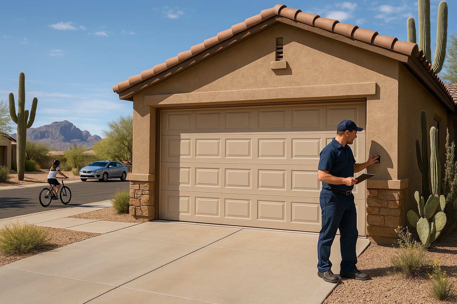 How to Prevent Garage Door Dents Repair in Apache Junction?