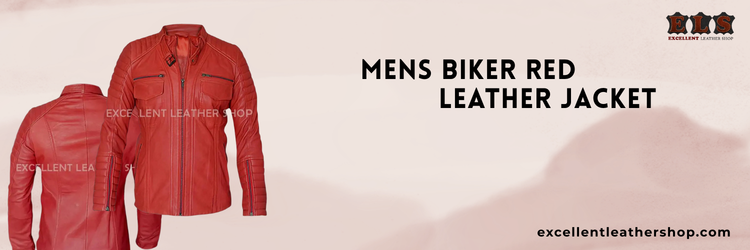 Stylish Red Leather Jackets: Discover Cool Looks Like Biker, Bomber, Moto & Vintage Styles