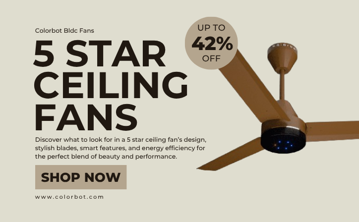 What should you look for in a 5 star ceiling fan’s design and Aesthetics?
