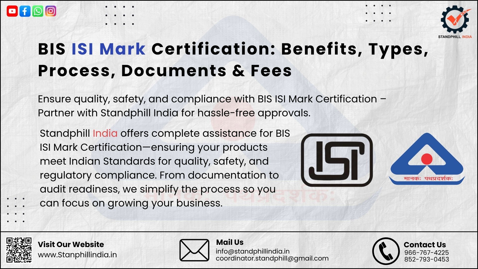 Best BIS ISI Mark Certification Consultant in Mumbai