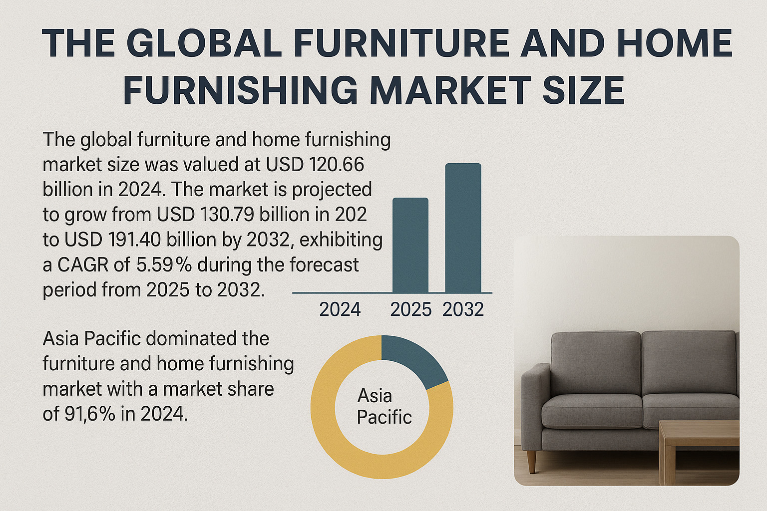 Furniture and Home Furnishing Industry Share, Size & Forecast Report 2032