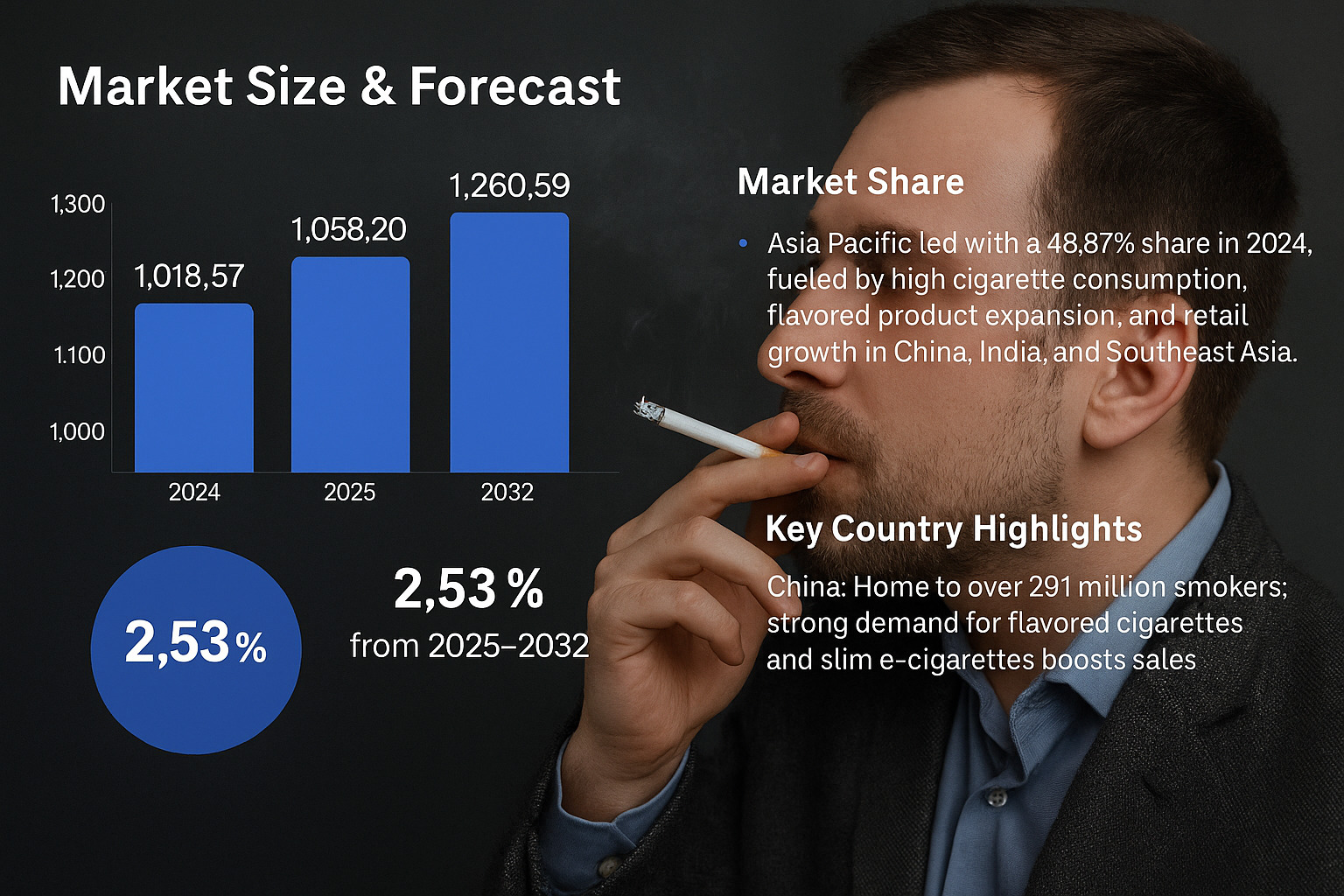 Tobacco Products Market Forecast 2025–2032 | Trends & Growth