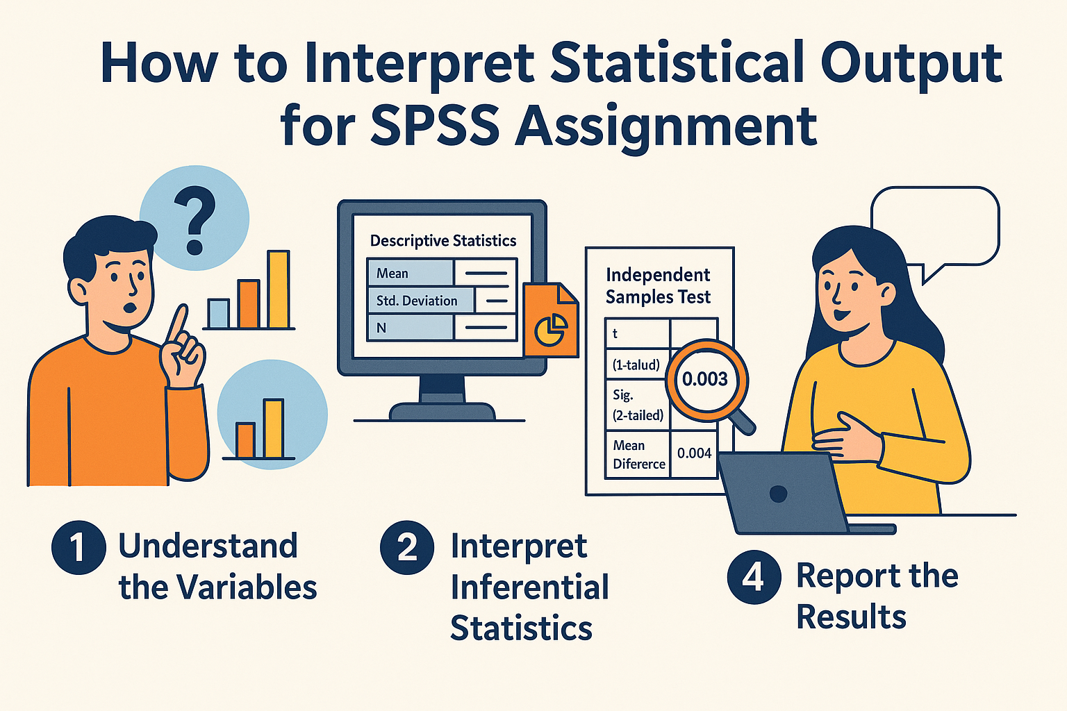 How to Interpret Statistical Output for SPSS Assignment? 7 Tips