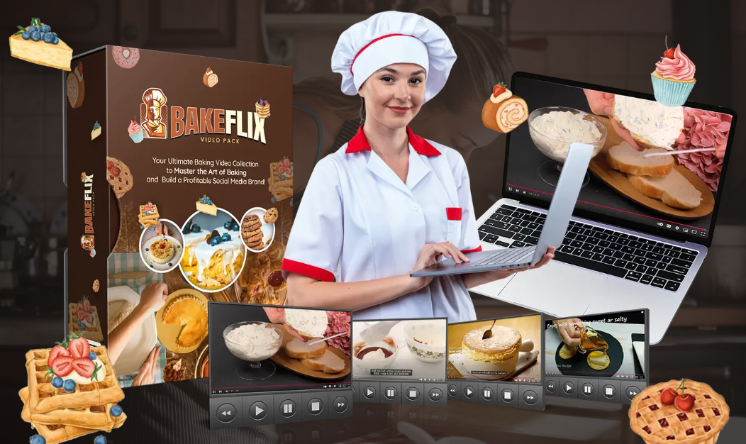BakeFlix – Baking Videos Pack Review: A Versatile and Profitable Resource for Content Creators