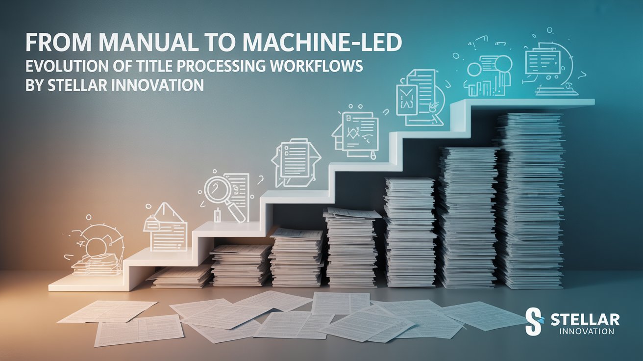 From Manual to Machine-Led | Evolution of Title Processing Workflows By Stellar Innovations