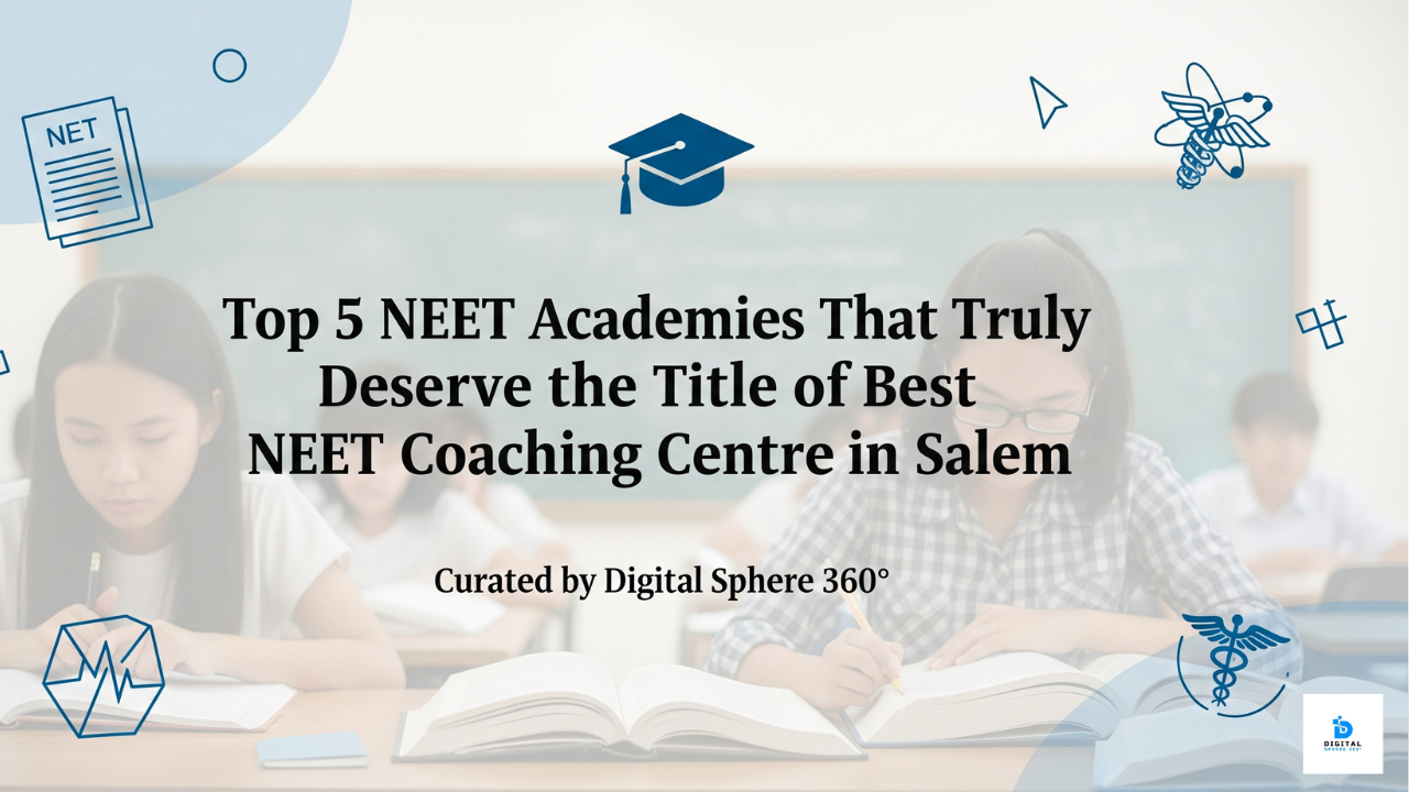 Top 5 NEET Academies That Truly Deserve the Title of Best NEET Coaching Centre in Salem