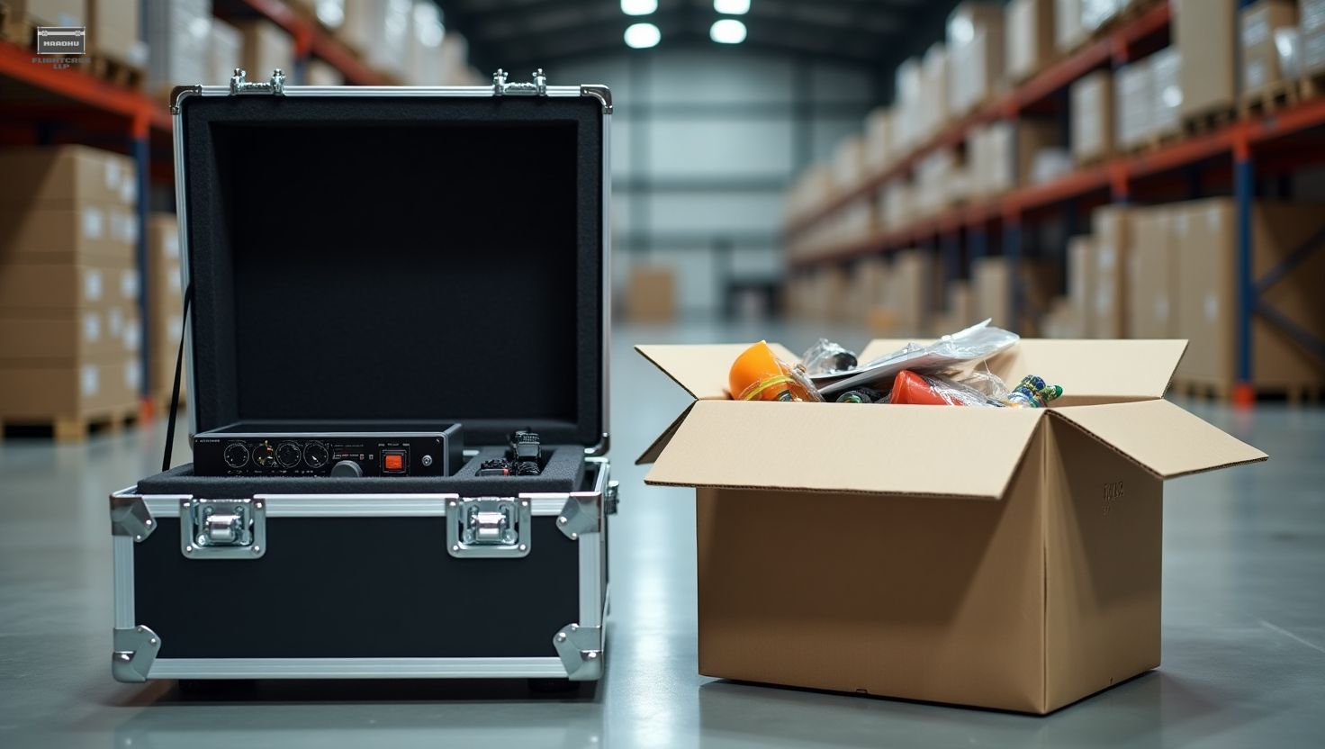 Choosing Between Flight Cases and Shipping Boxes for Maximum Safety