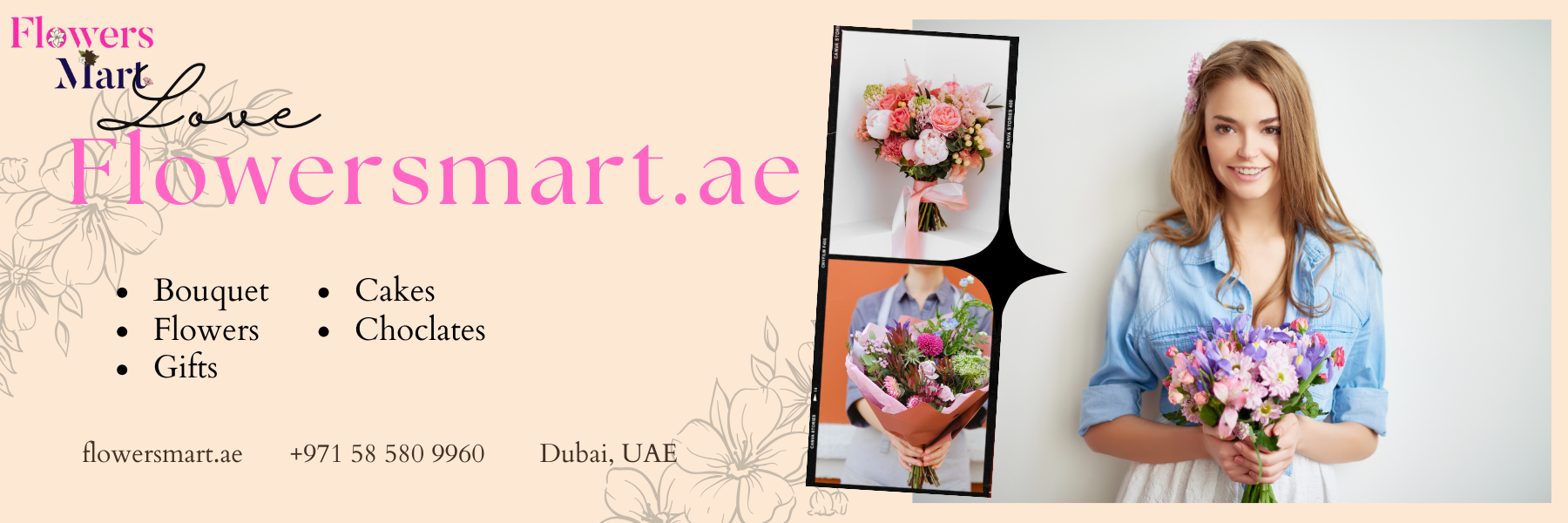 Flowers Mart has rpofessionals that can deliver the best flower UAE bouquet