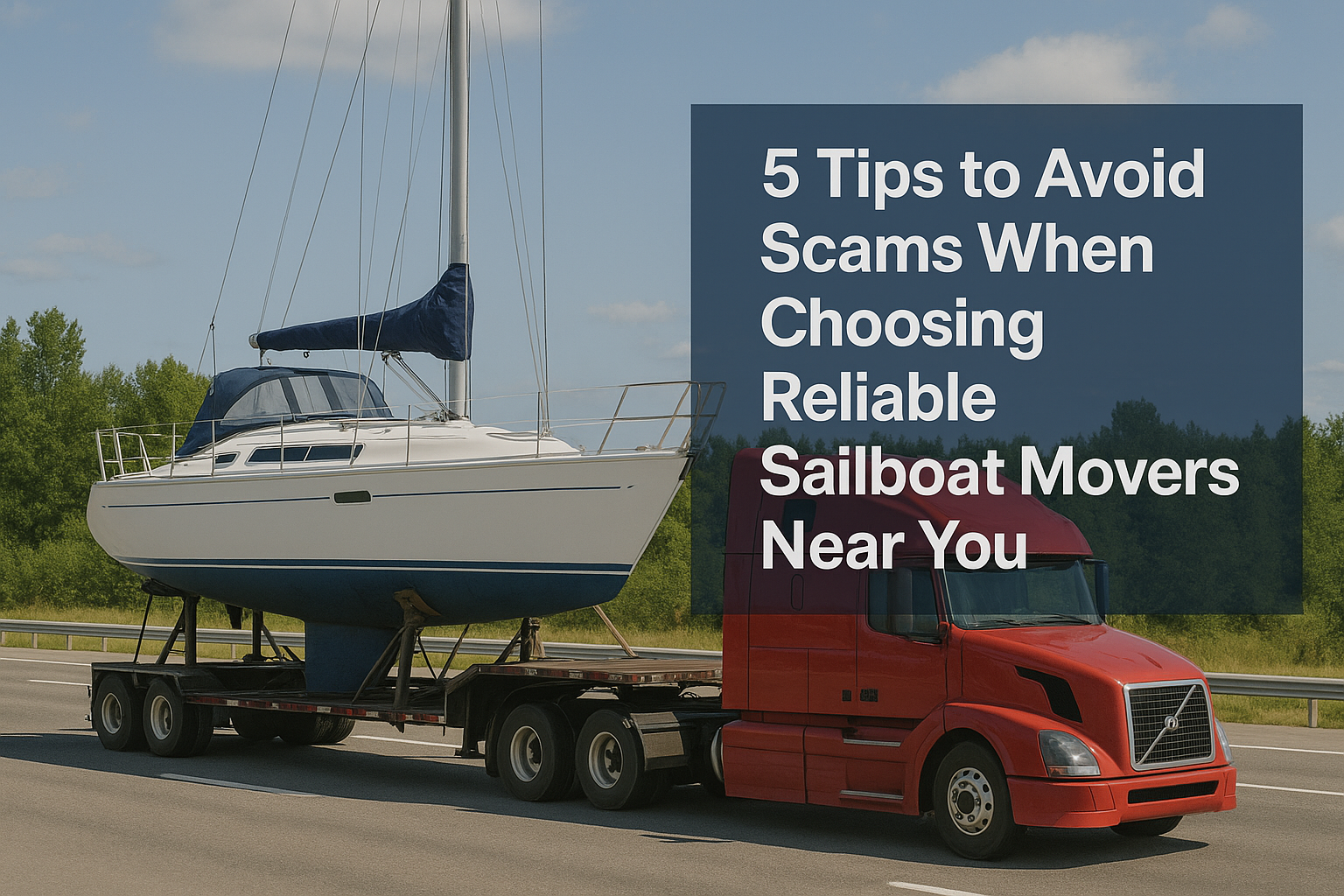 5 Tips to Avoid Scams When Choosing Reliable Sailboat Movers Near You