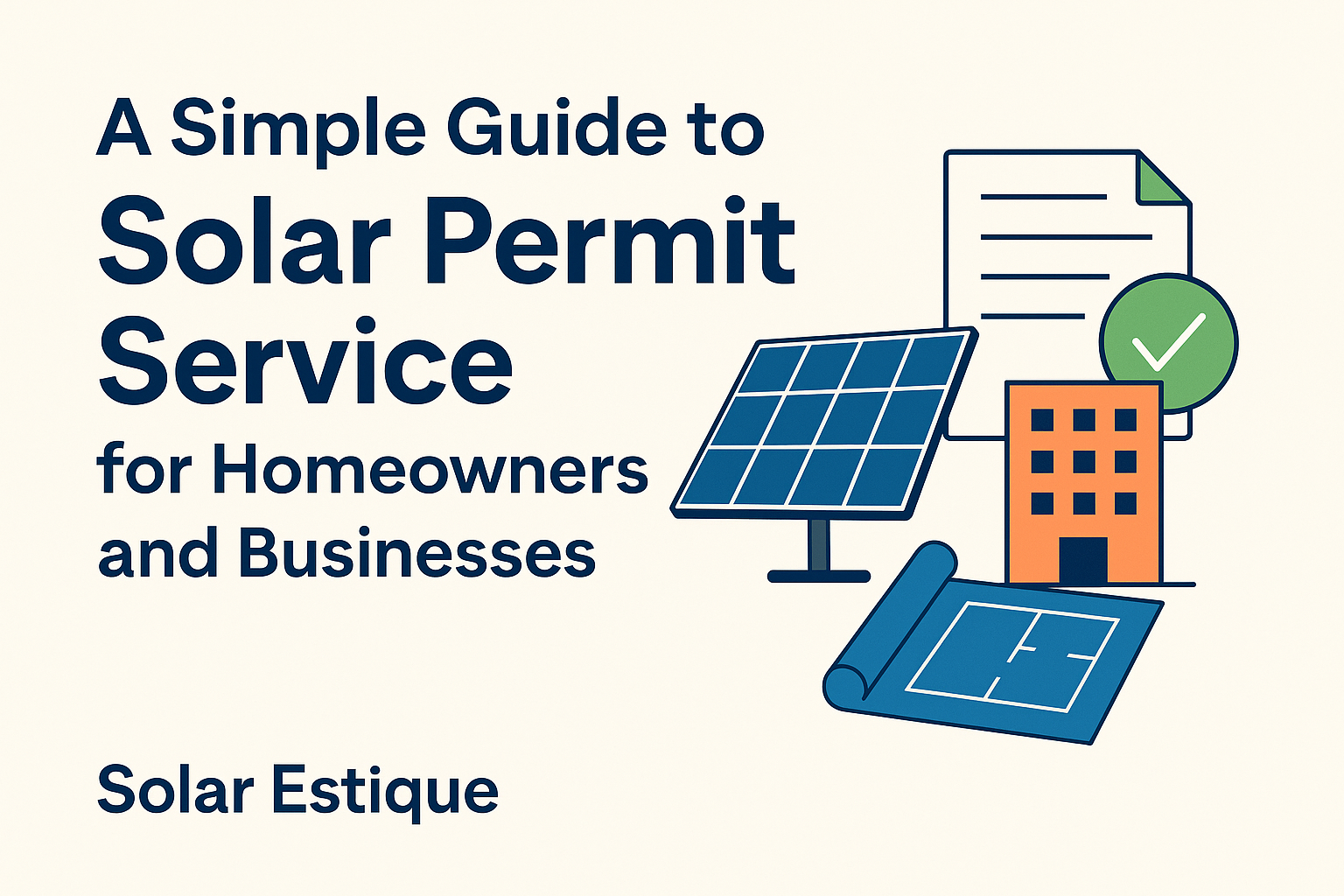 Easy Solar Permit Service for Homes and Businesses
