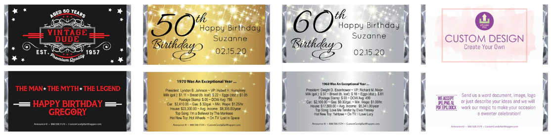 Customized Candy Bar Wrappers: Make Your Birthday Extra Special