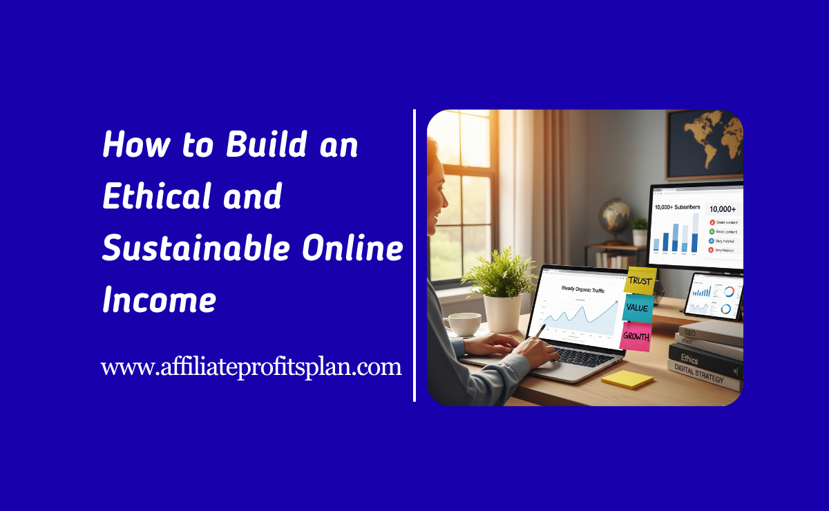 How to Build an Ethical and Sustainable Online Income