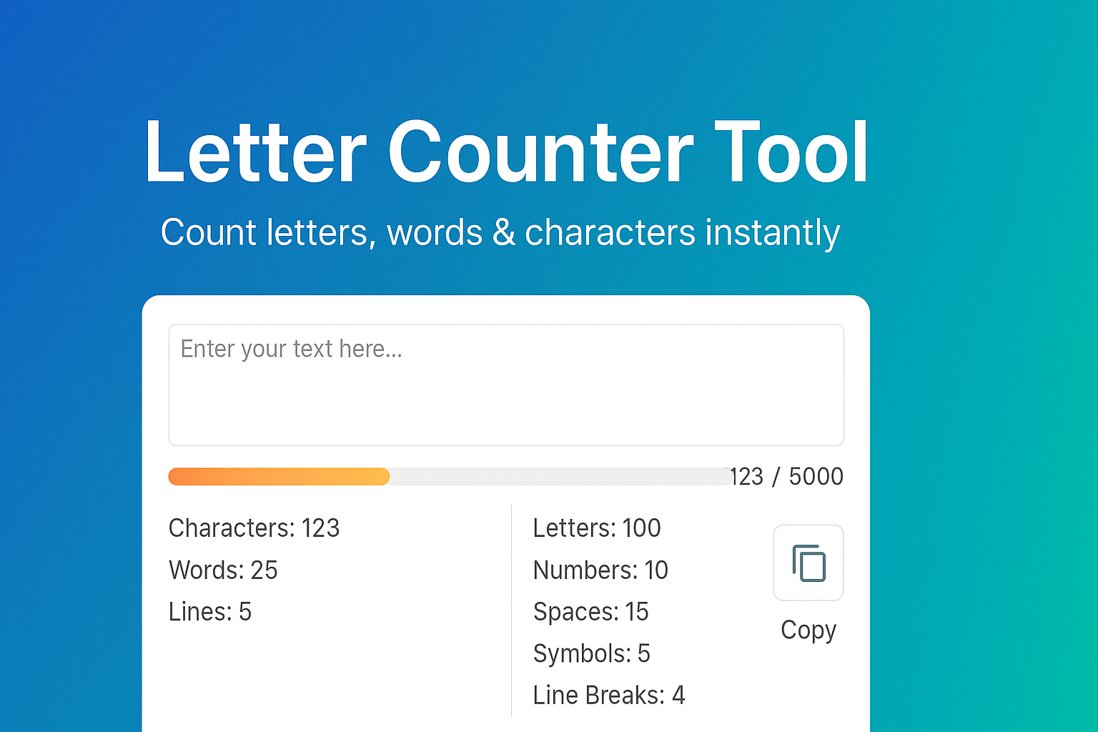 Free Word Counting Tool Online – Word & Character Counter