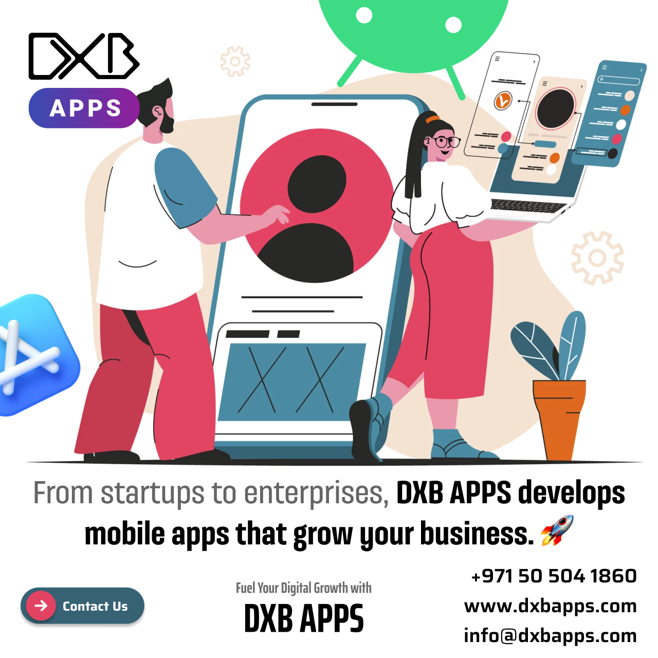 DXB APPS – Trustworthy mobile app developers for Customized Mobile Solutions