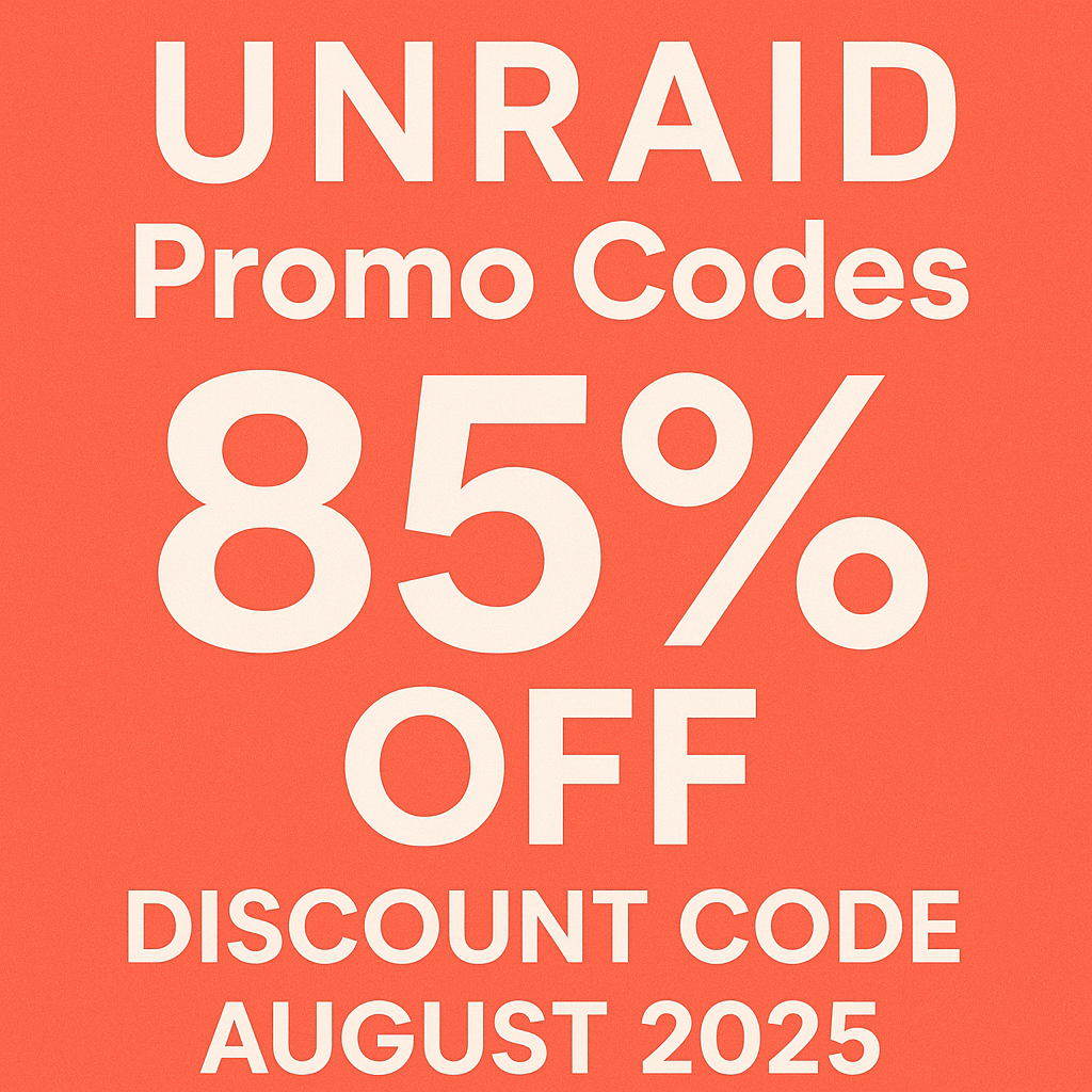 UNRAID Promo Codes: Get 85% Off Discount Code in 2025! Exclusive Deal (Discount Code)