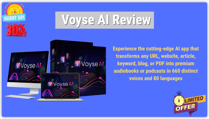 Get 30% OFF Voyse AI OTO 1 Links – Exclusive Bonus Inside!