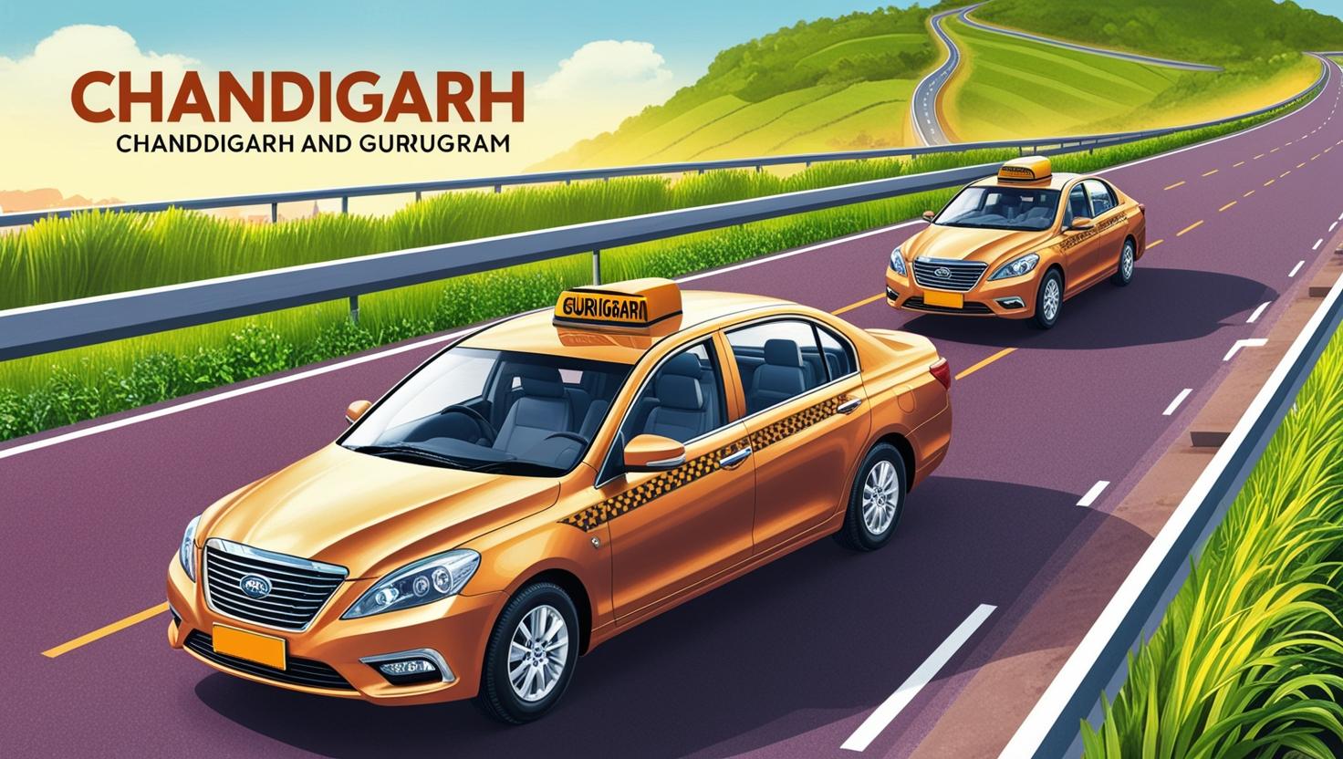 Chandigarh to Gurgaon Taxi Service – Affordable AC Cabs at ₹9/km