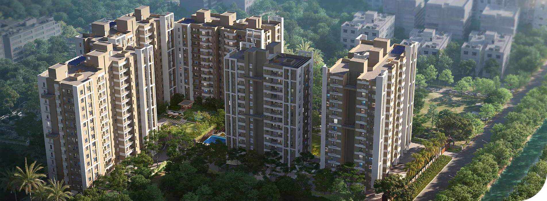Luxury Living at Dhoot Nucleus: Exclusive Features of 2 BHK Flats in Newtown