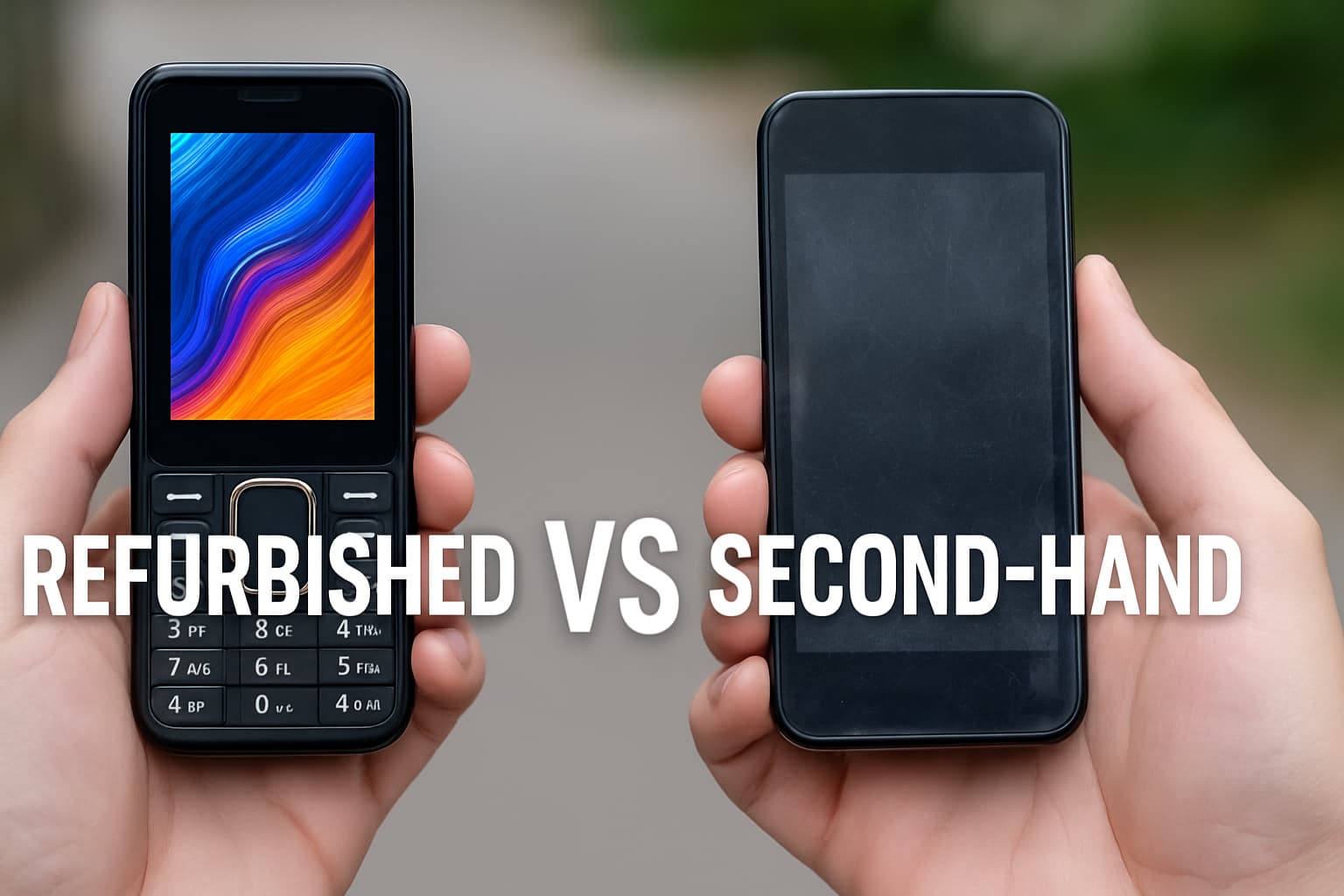 Refurbished Phones vs Second-Hand Phones: What Makes Them Different?
