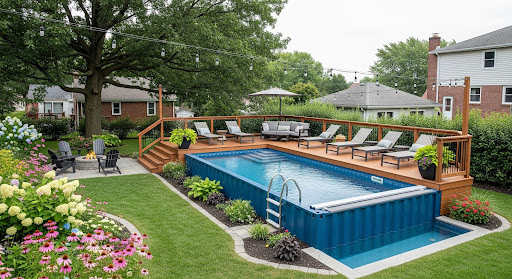 My Backyard Transformation: How a Shipping Container Pool Changed My Ohio Summers