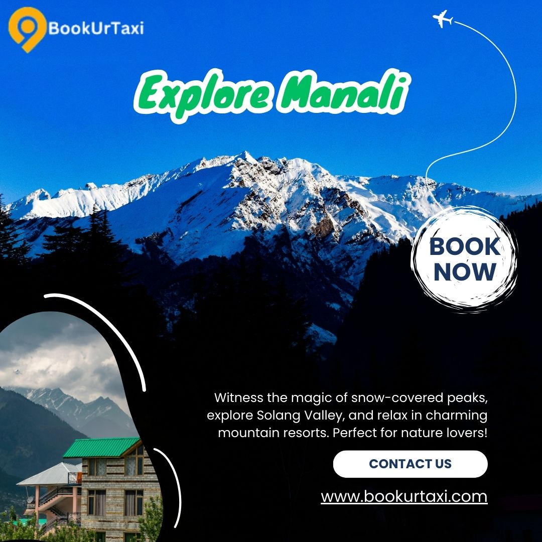 Chandigarh to Manali cab service | Only 3950 - BookUrtaxi