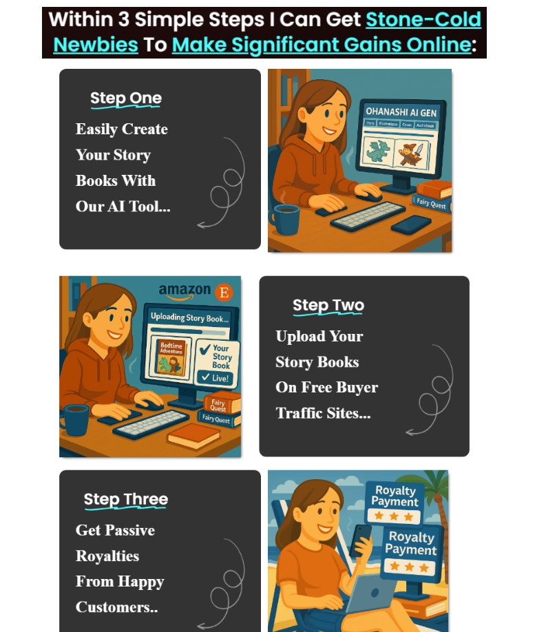 Ohanashi AI Gen Review 2025: Create And Sell Storybooks On Amazon KDP With AI Software