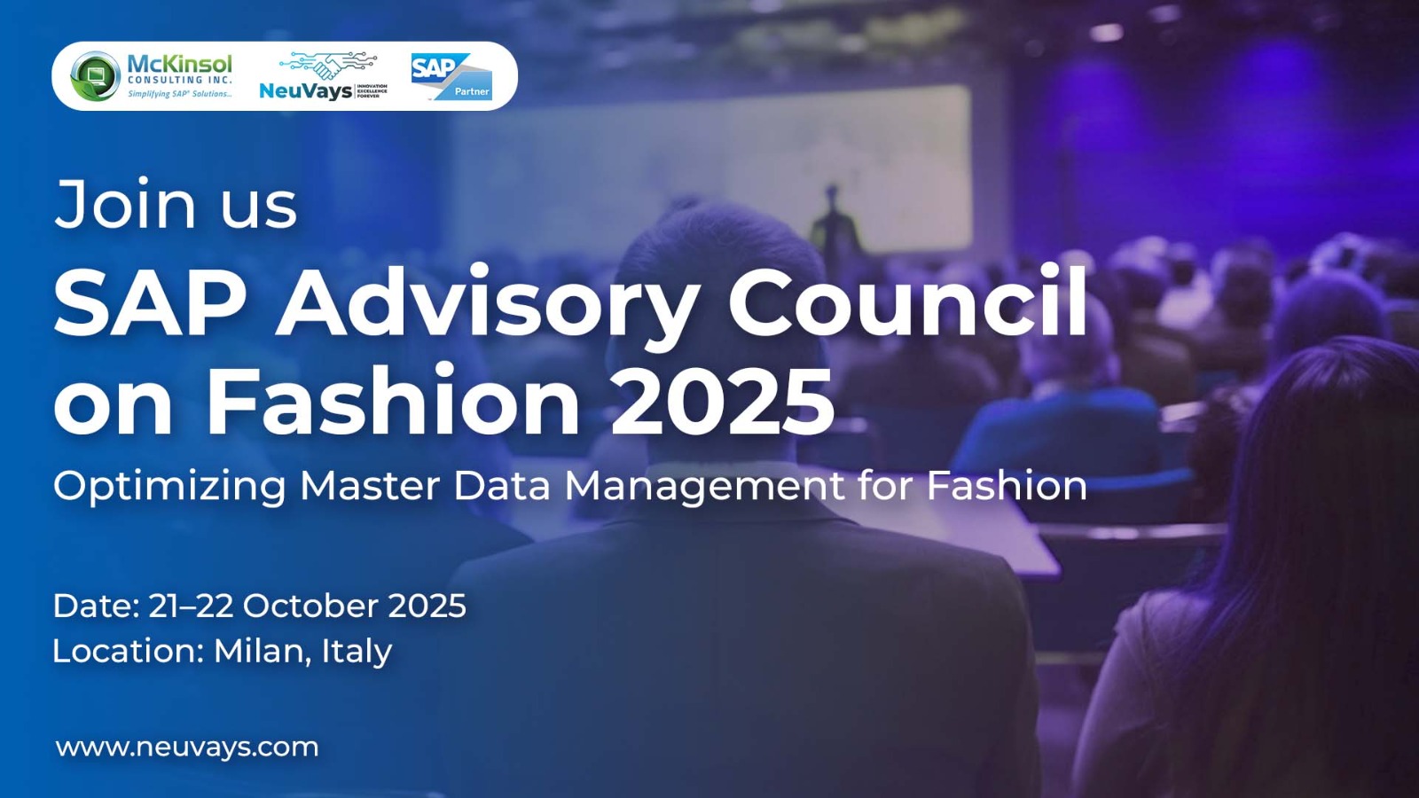 Fashion ERP Master Data Management with Mckinsol at SAP Advisory Council 2025