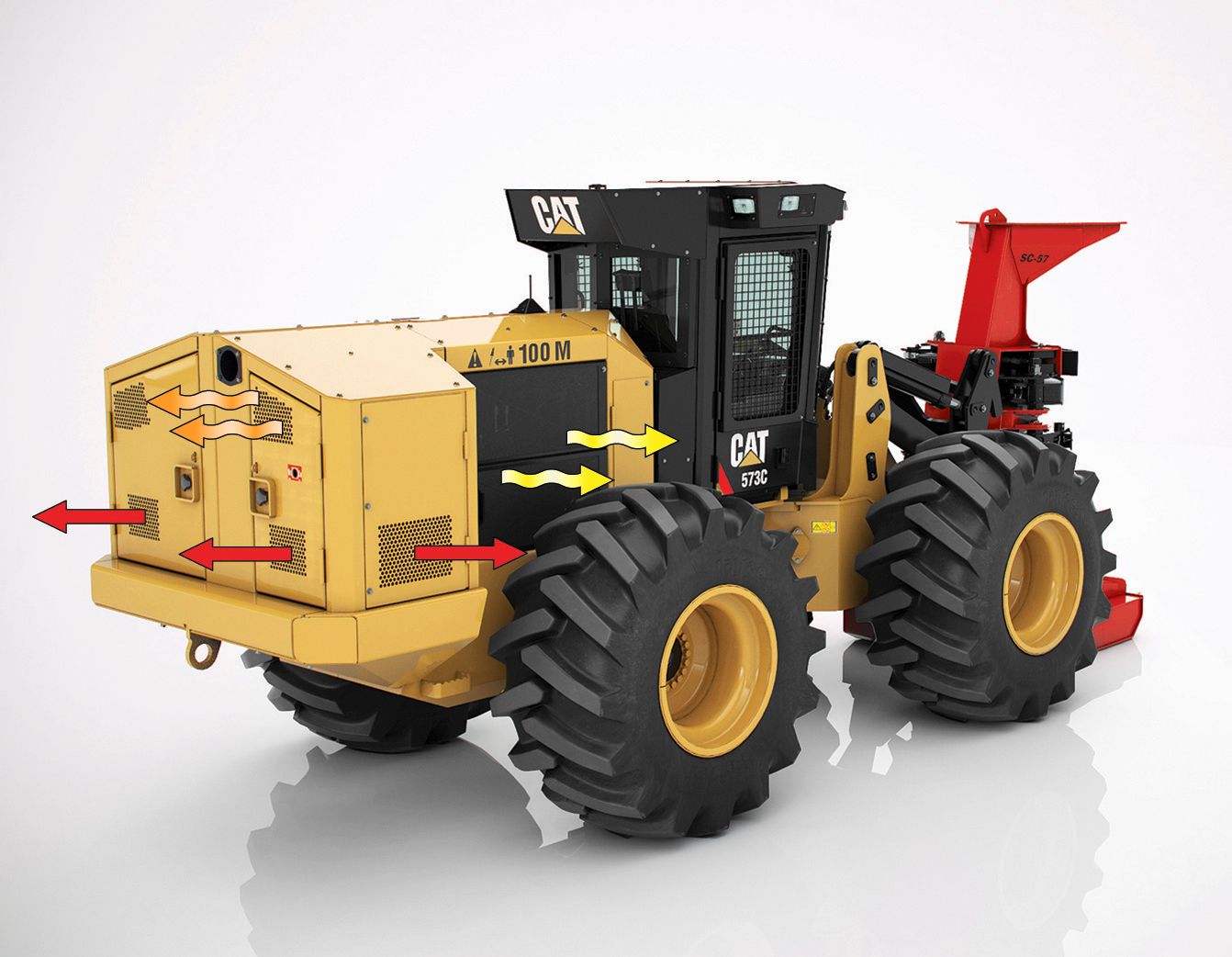 Caterpillar 573c Wheel Feller Buncher Operation Manual RJT 