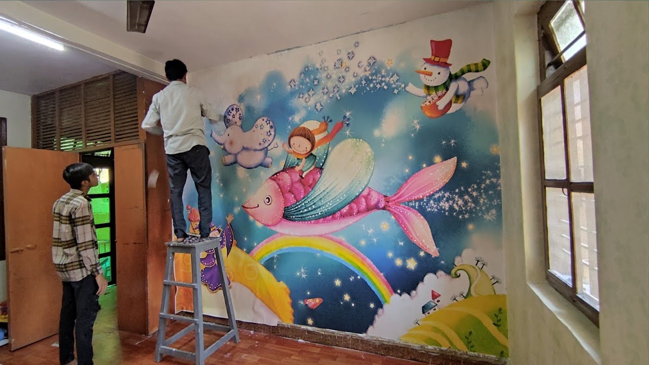 Professional Kids Wallpaper Installation Services in Dubai UAE