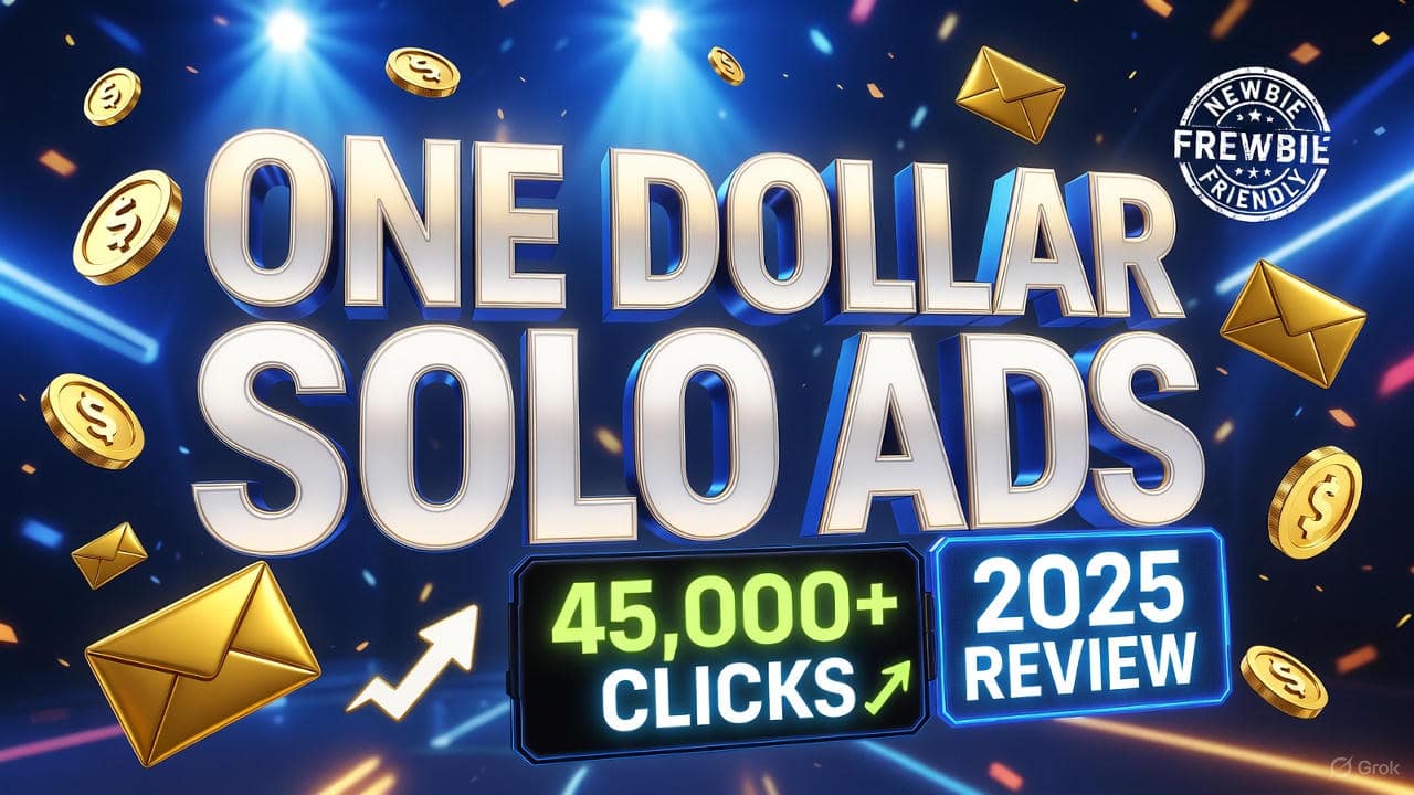 One Dollar Solo Ads Review: $1 Solo Ad Traffic Hack for Affiliate Beginners