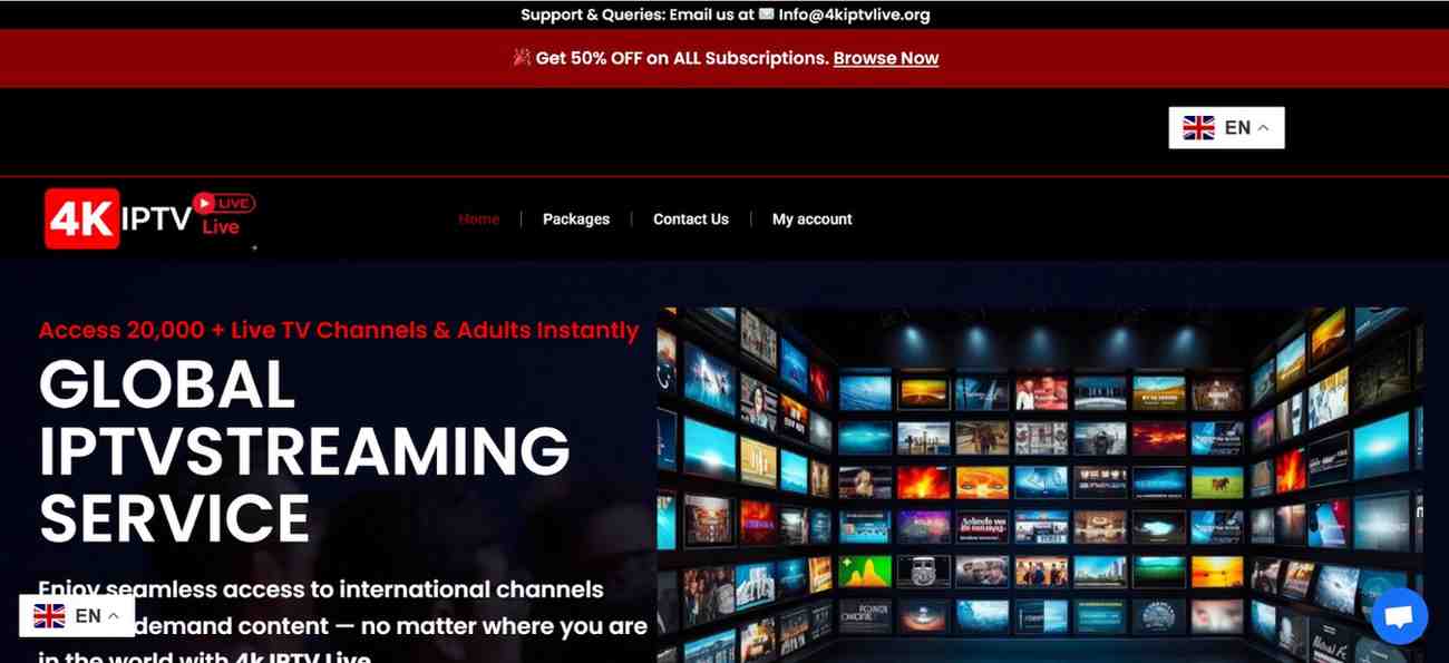 #1 IPTV Service 2026 &ndash; Reliable IPTV for USA, UK & Europe