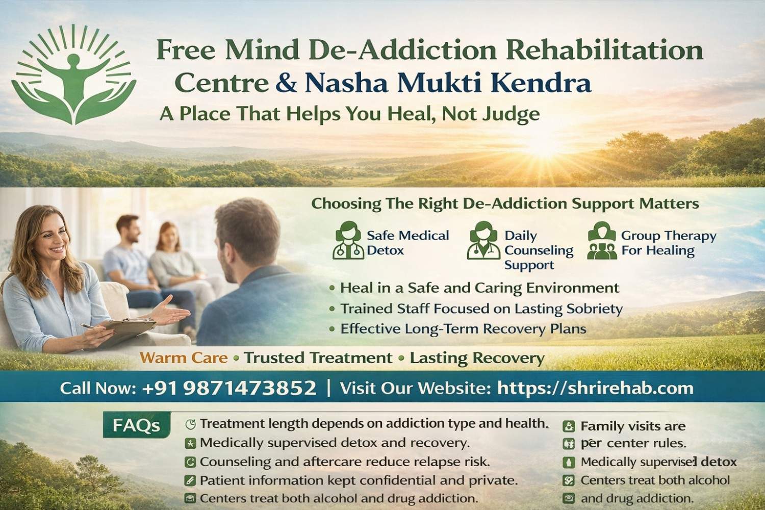 Nasha Mukti Kendra That Helps You Heal, Not Judge