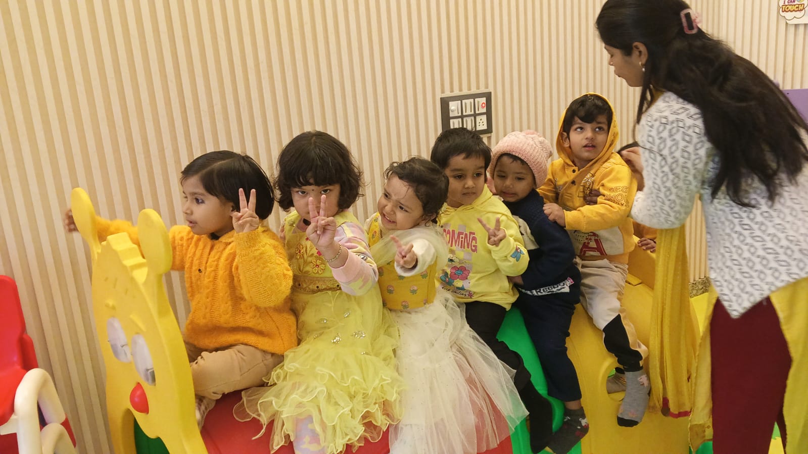 Celebrating Happy Vasant Panchami in YEIDA with The Castle Bunnies