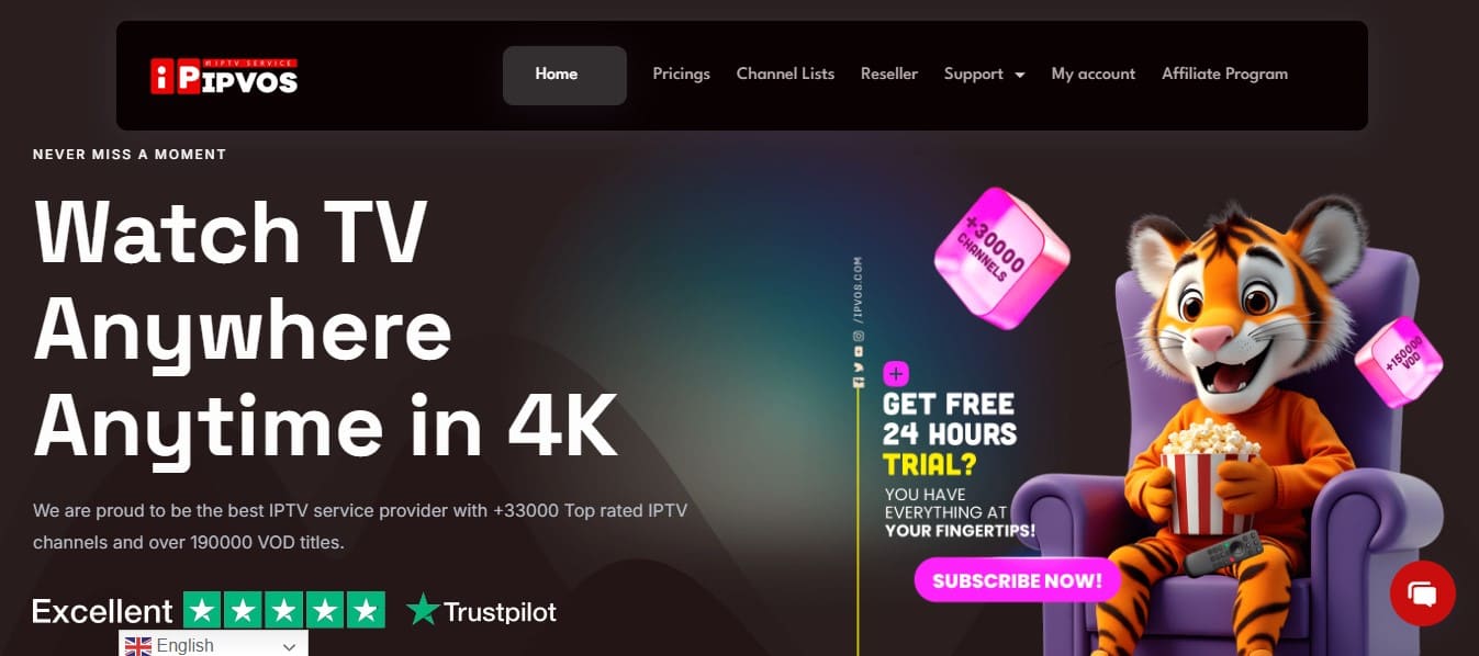 IPVOS IPTV Review 2026 : Features, Pricing & Alternatives 