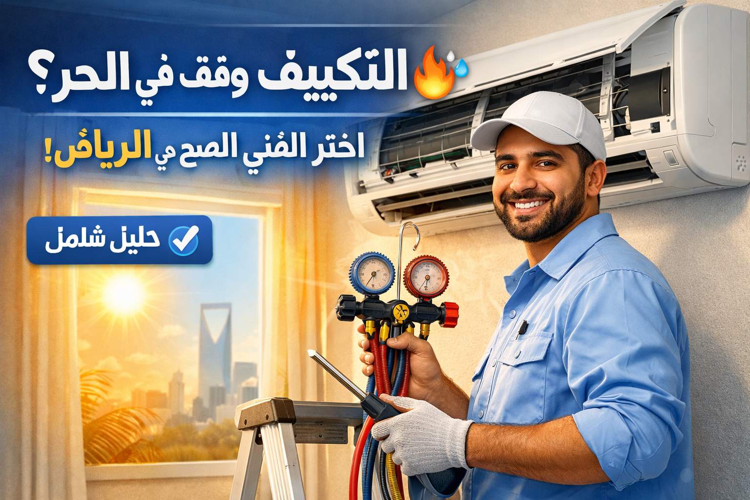 إزاي تتعامل مع أعطال التكييف الطارئة؟