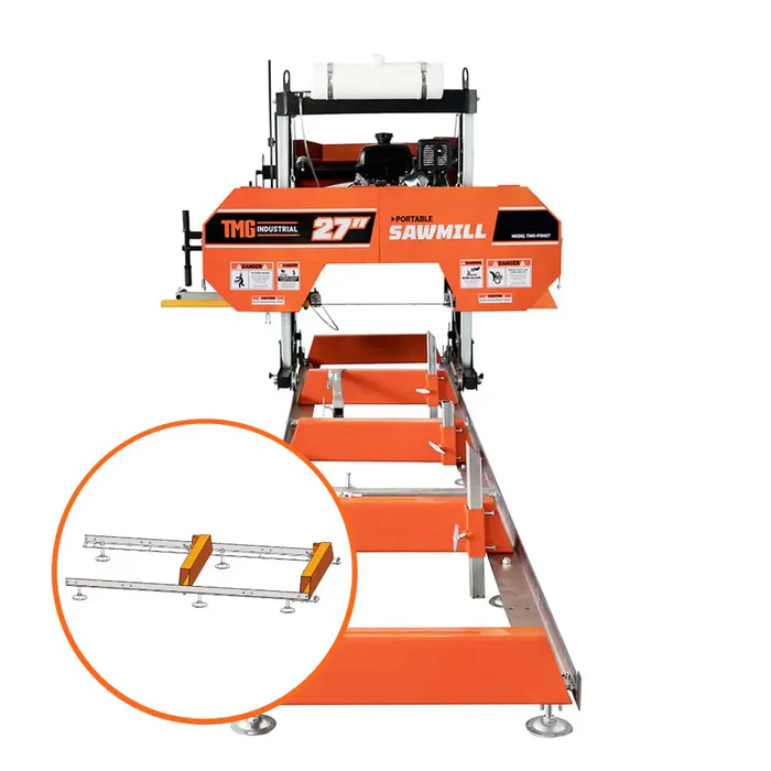Portable Sawmill Track Extension Kits for Enhanced Milling Capability