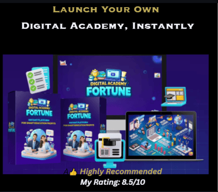 Digital Academy Fortune: Sell Courses & Ebooks Fast