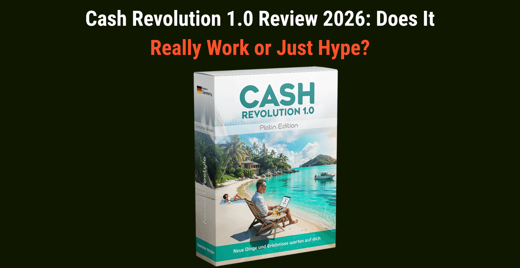 Cash Revolution 1.0 + E-Mail Funnel Review
