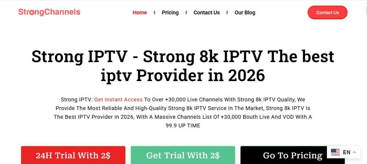 StrongChannels IPTV Review 2026 &ndash; Pricing & Guide