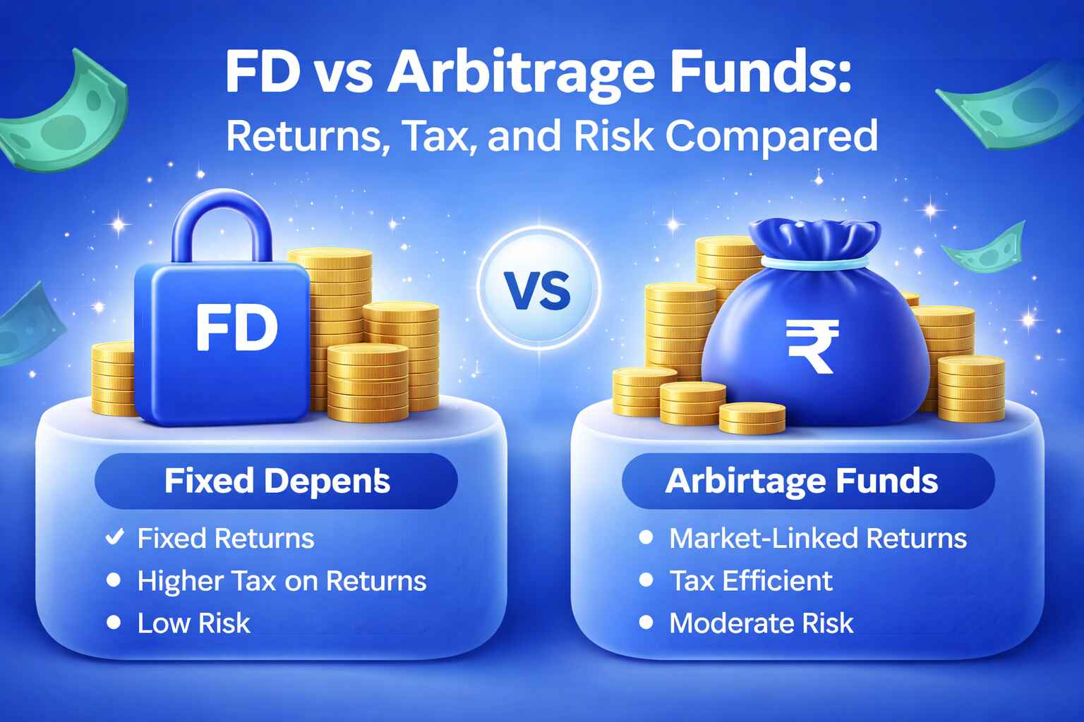 FD vs Arbitrage Funds: Returns, Tax, and Risk Compared