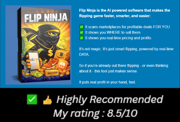 Flip Ninja: AI Finds Daily Profit Flips