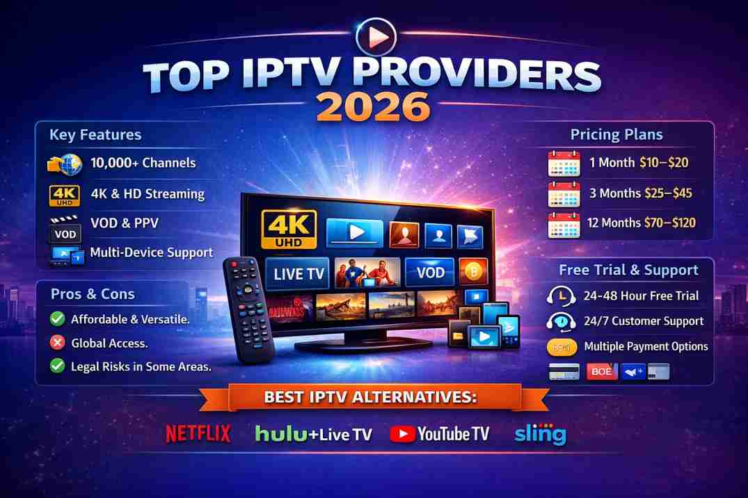Top IPTV Providers 2026 &ndash; Best Services Reviewed