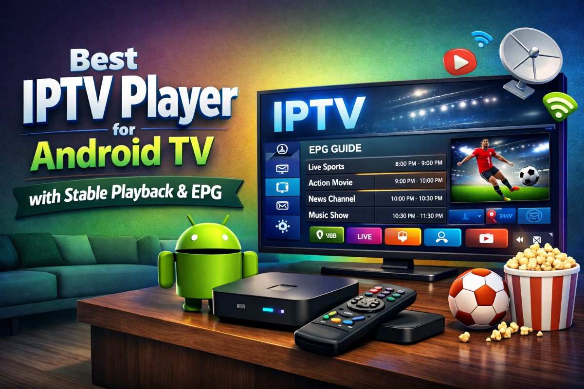 Best IPTV Player for Android TV with Stable Playback & EPG